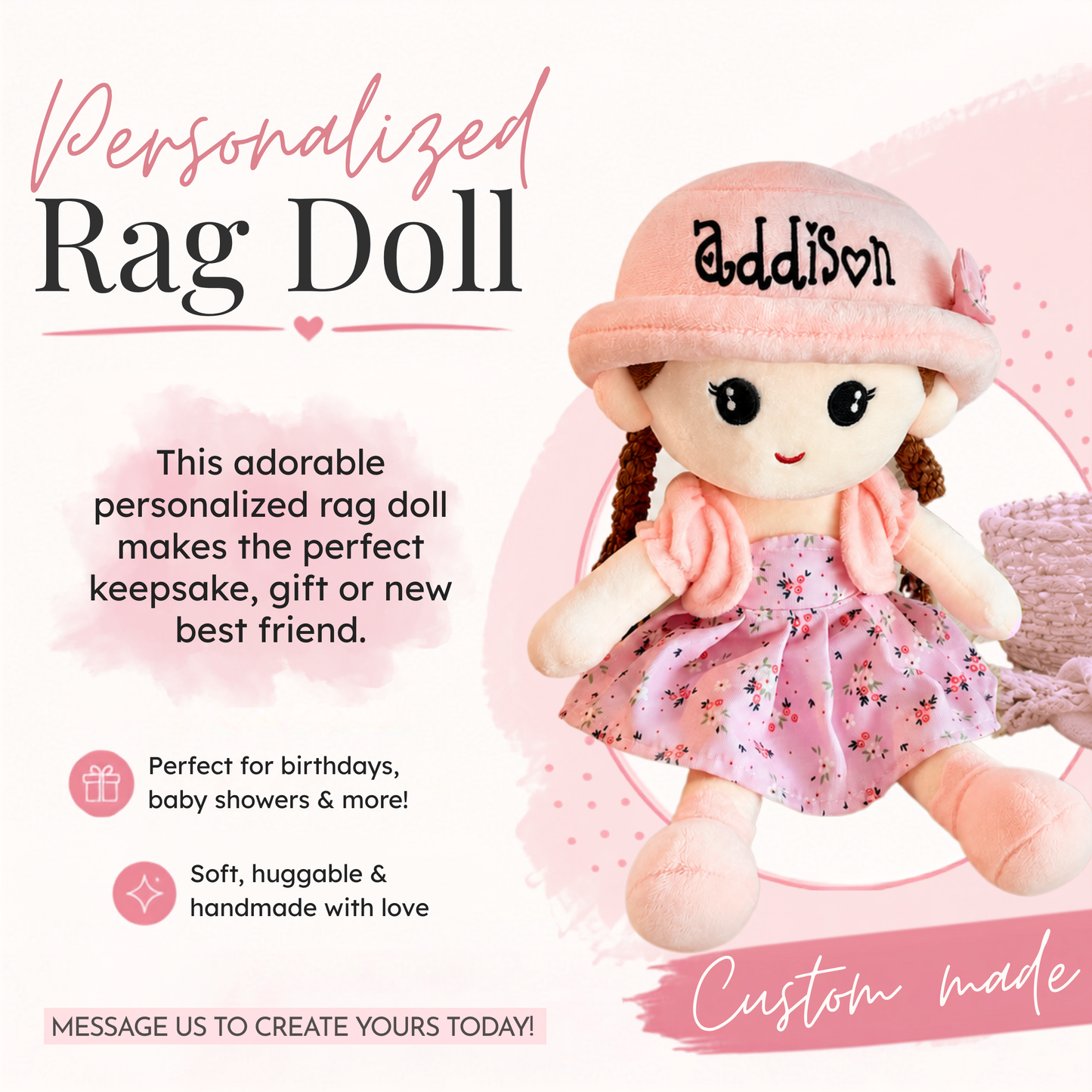 Personalized Rag Doll