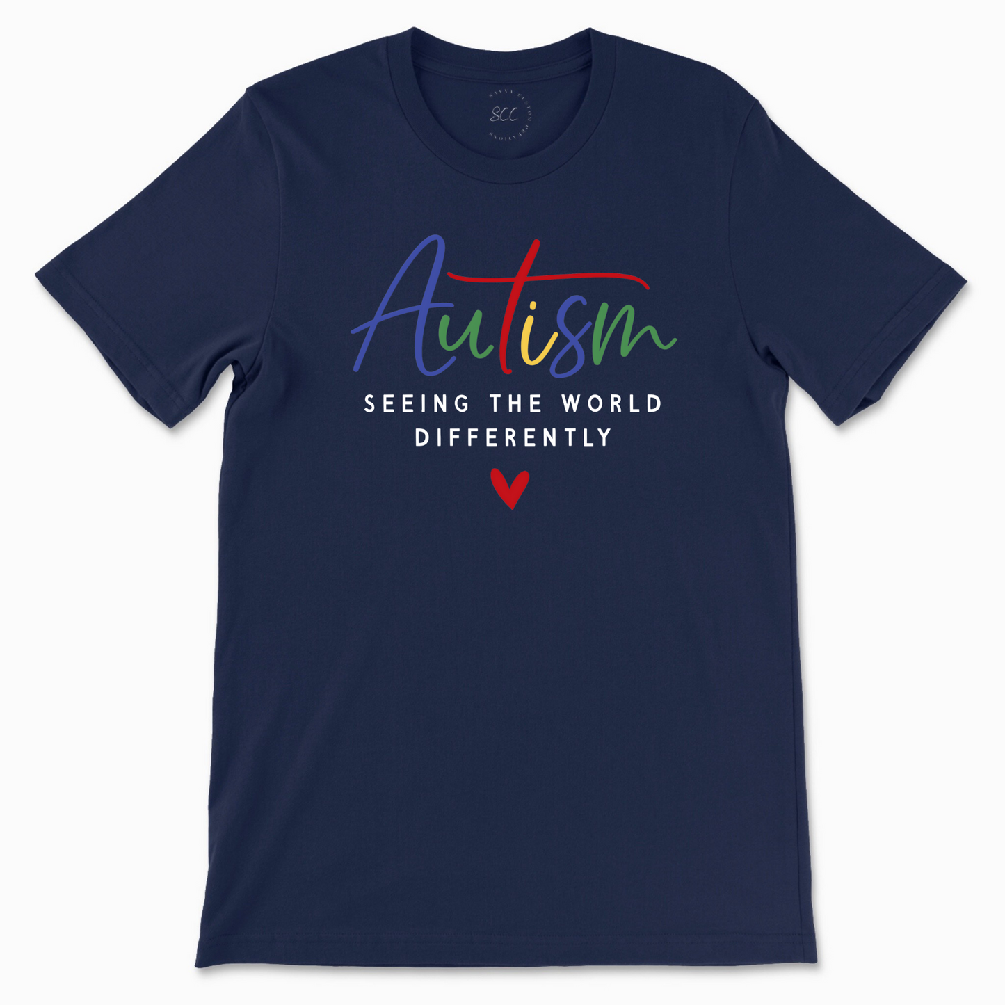 AUTISM, SEEING THE WORLD DIFFERENTLY - Unisex Crewneck T-Shirt