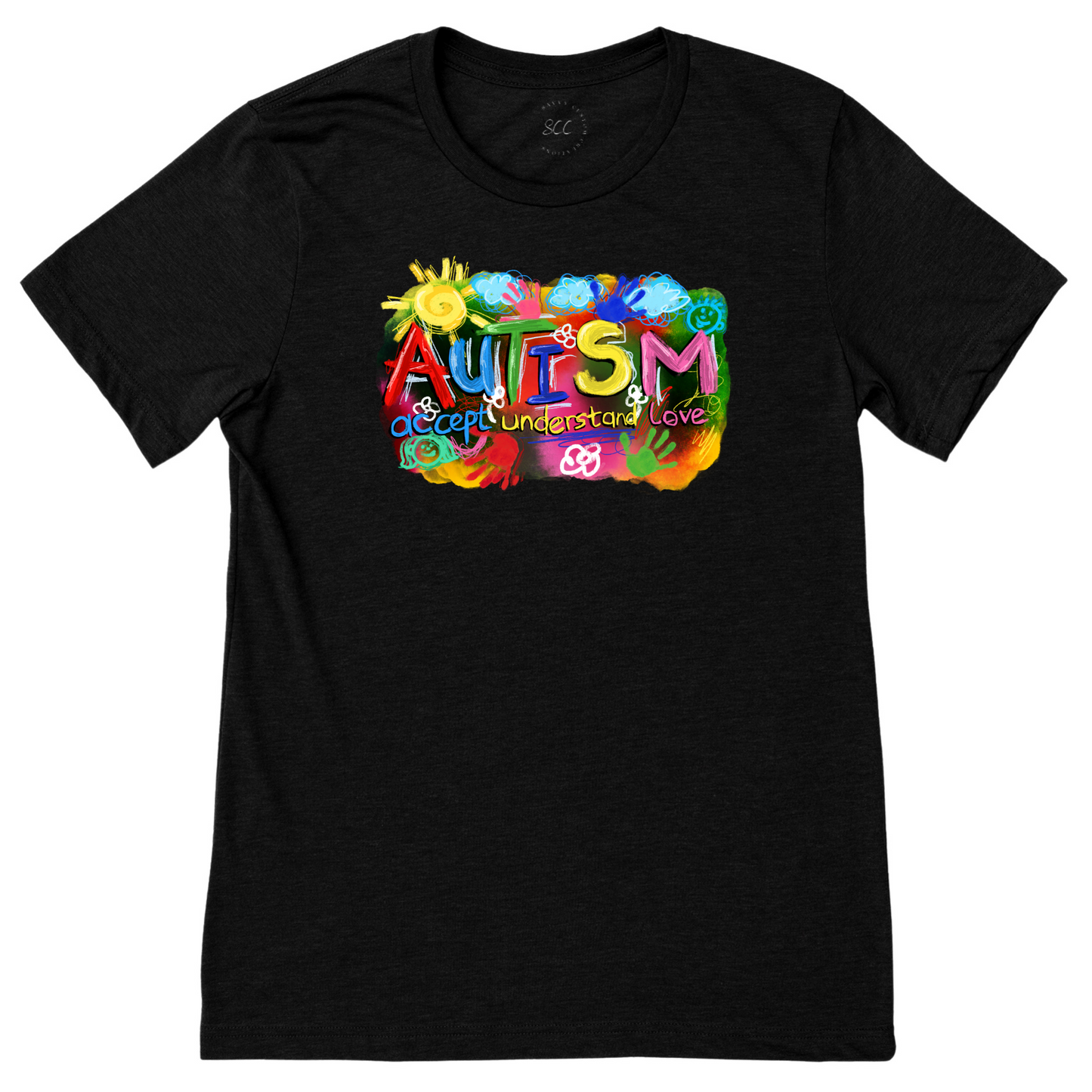 AUTISM, Splatter Artwork - Unisex Crewneck T-Shirt