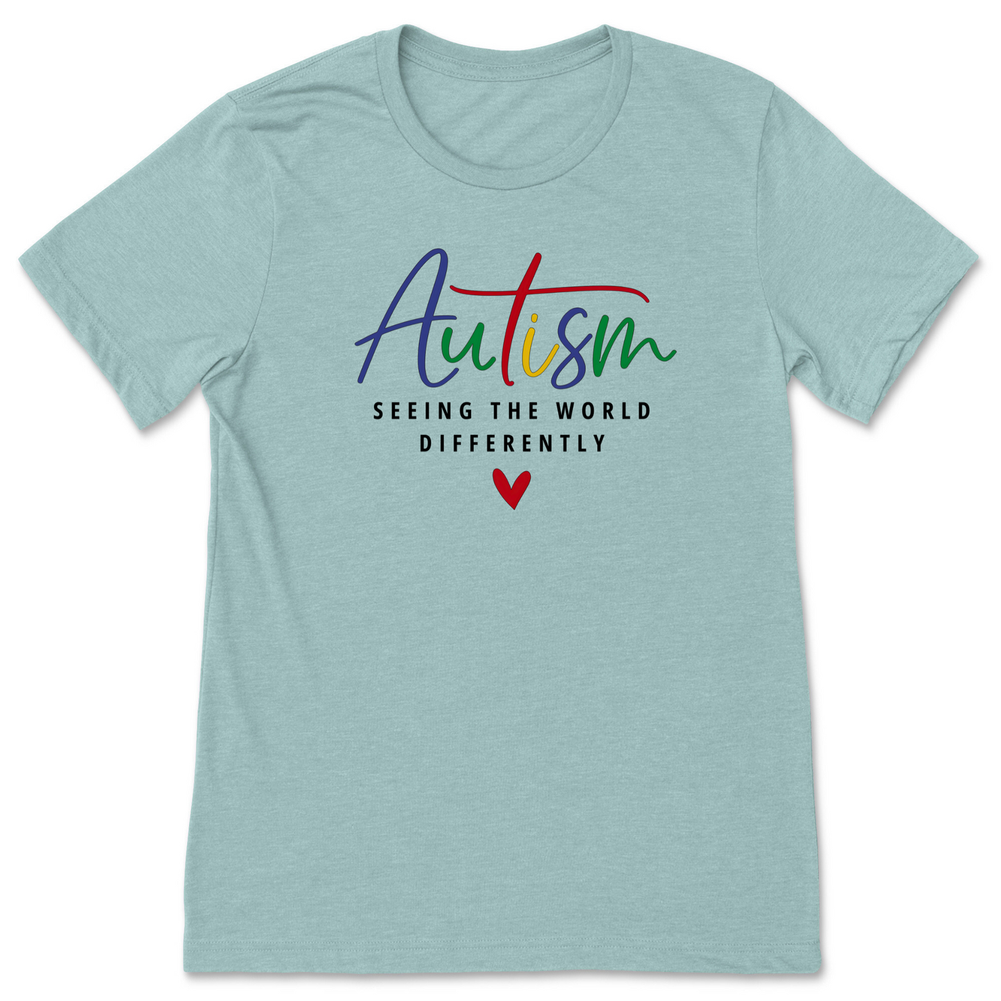 AUTISM, SEEING THE WORLD DIFFERENTLY - Unisex Crewneck T-Shirt