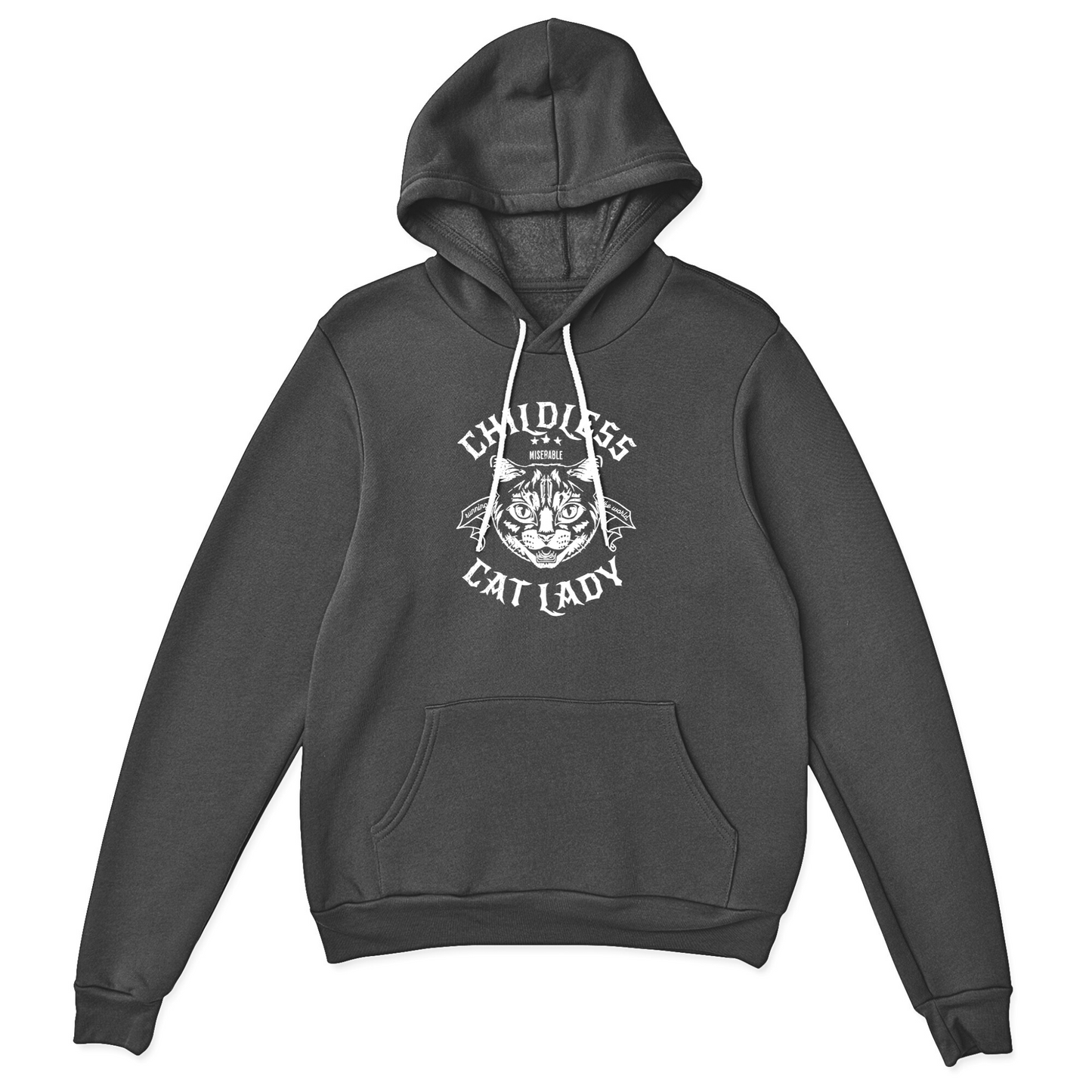 CHILDLESS CAT LADY - Premium Unisex Hoodie
