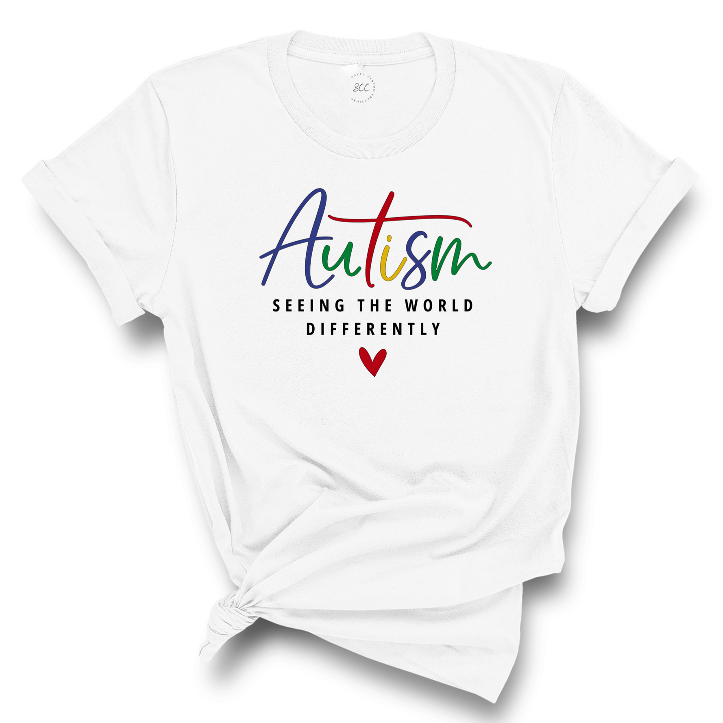 AUTISM, SEEING THE WORLD DIFFERENTLY - Unisex Crewneck T-Shirt