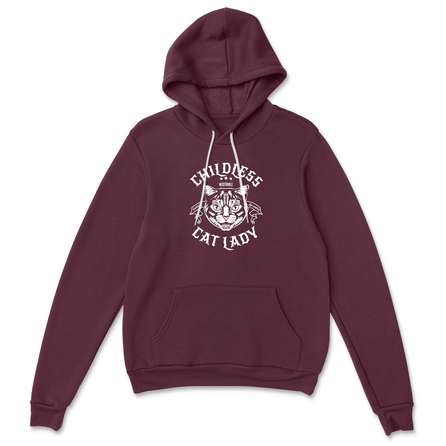 CHILDLESS CAT LADY - Premium Unisex Hoodie