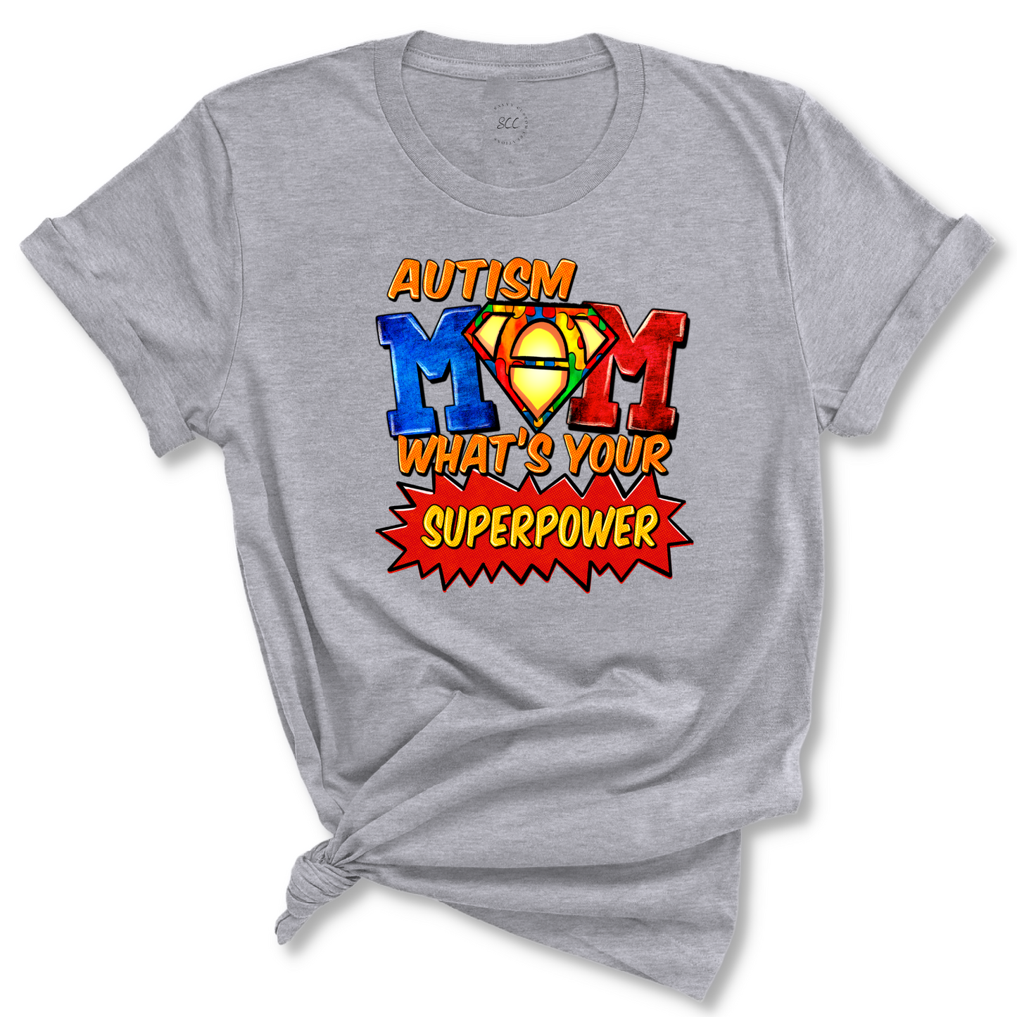 AUTISM MOM - Unisex Crewneck T-Shirt