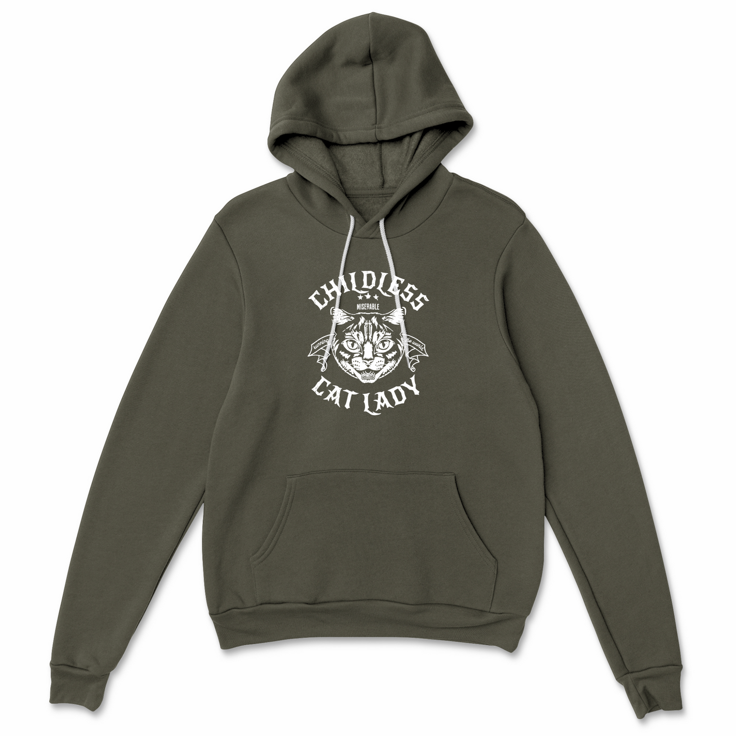 CHILDLESS CAT LADY - Premium Unisex Hoodie