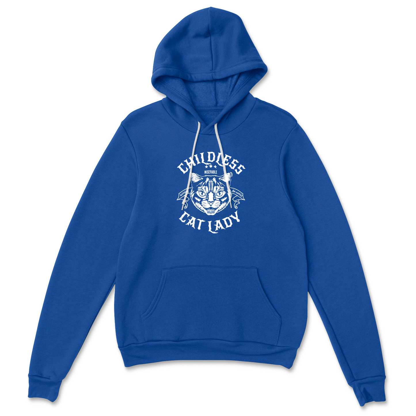 CHILDLESS CAT LADY - Premium Unisex Hoodie