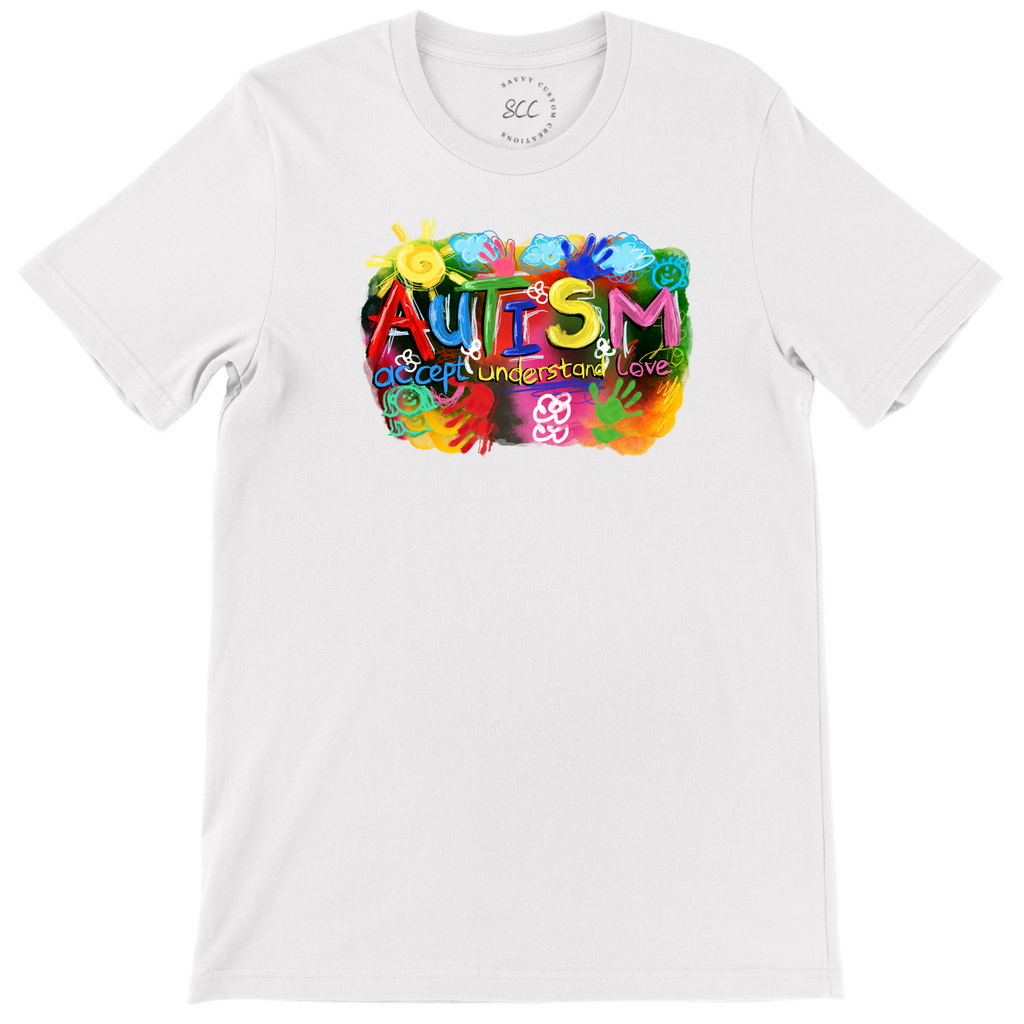 AUTISM, Splatter Artwork - Unisex Crewneck T-Shirt
