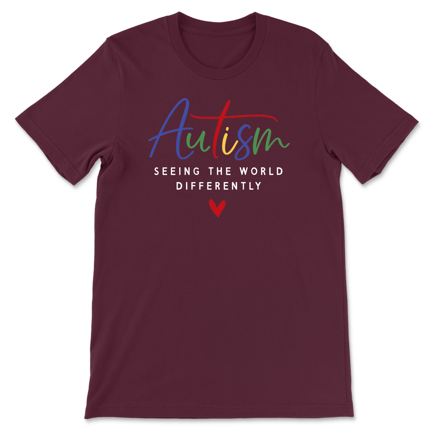 AUTISM, SEEING THE WORLD DIFFERENTLY - Unisex Crewneck T-Shirt