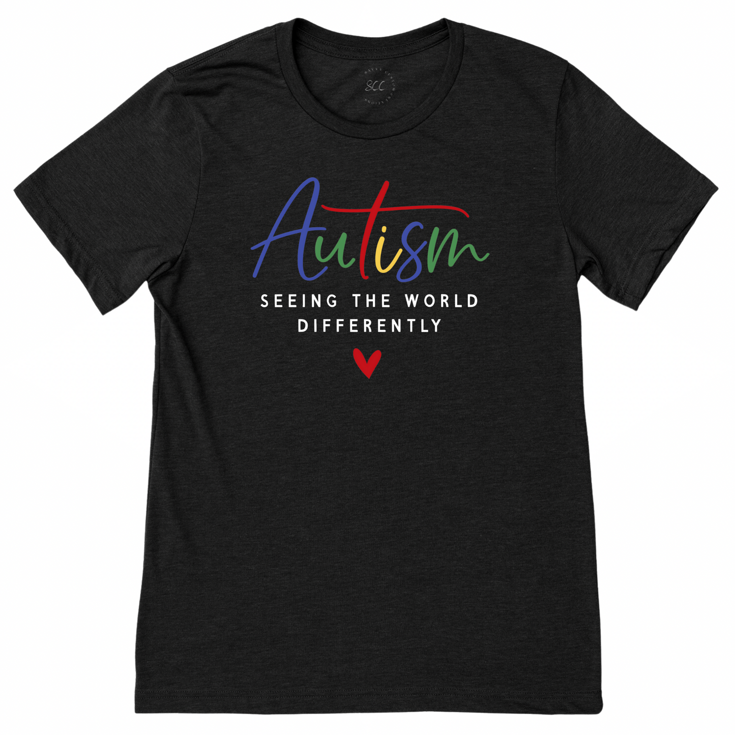 AUTISM, SEEING THE WORLD DIFFERENTLY - Unisex Crewneck T-Shirt