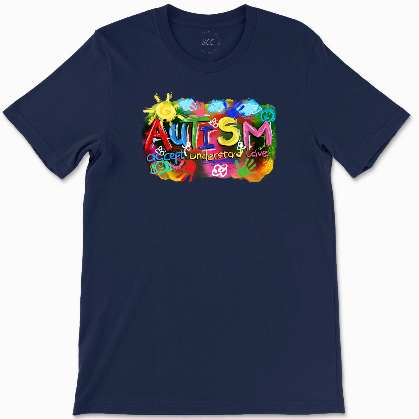 AUTISM, Splatter Artwork - Unisex Crewneck T-Shirt