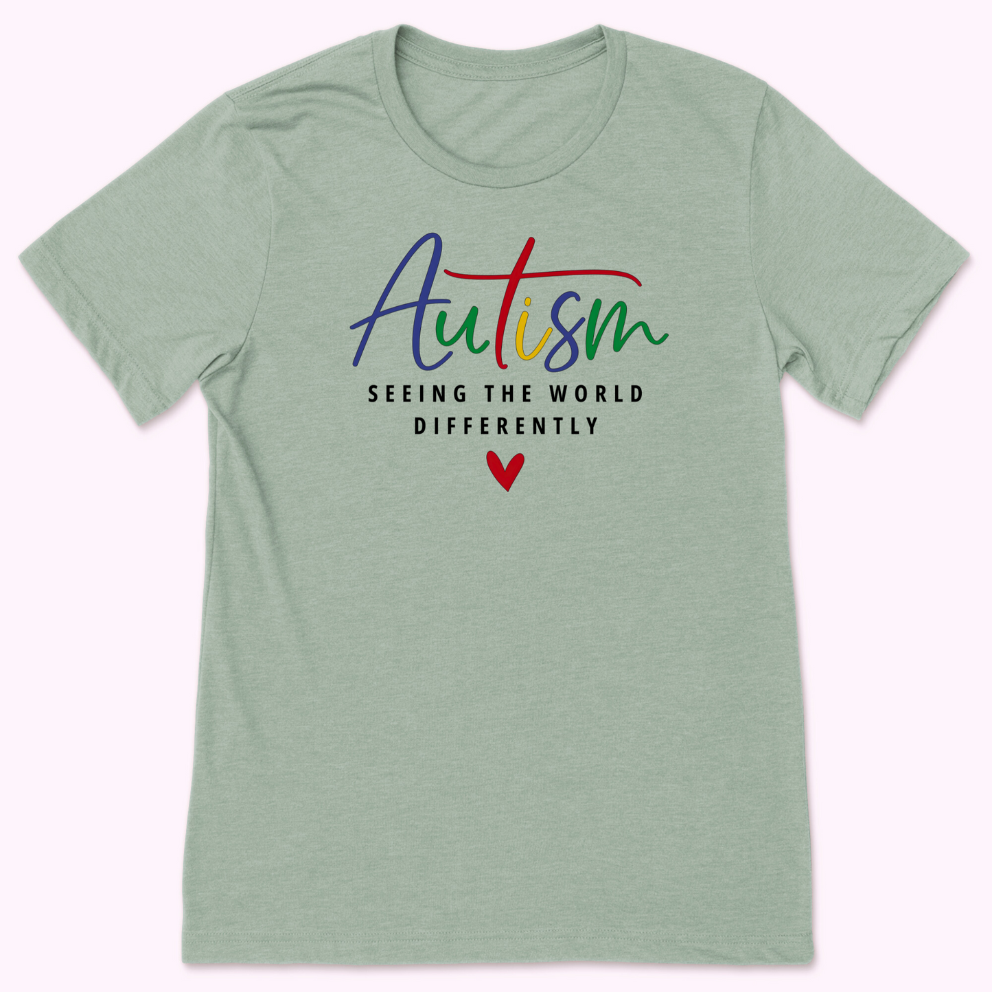 AUTISM, SEEING THE WORLD DIFFERENTLY - Unisex Crewneck T-Shirt