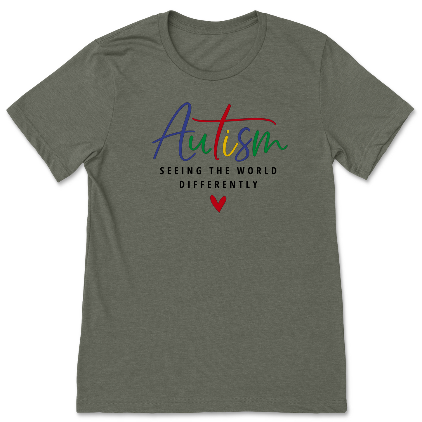 AUTISM, SEEING THE WORLD DIFFERENTLY - Unisex Crewneck T-Shirt
