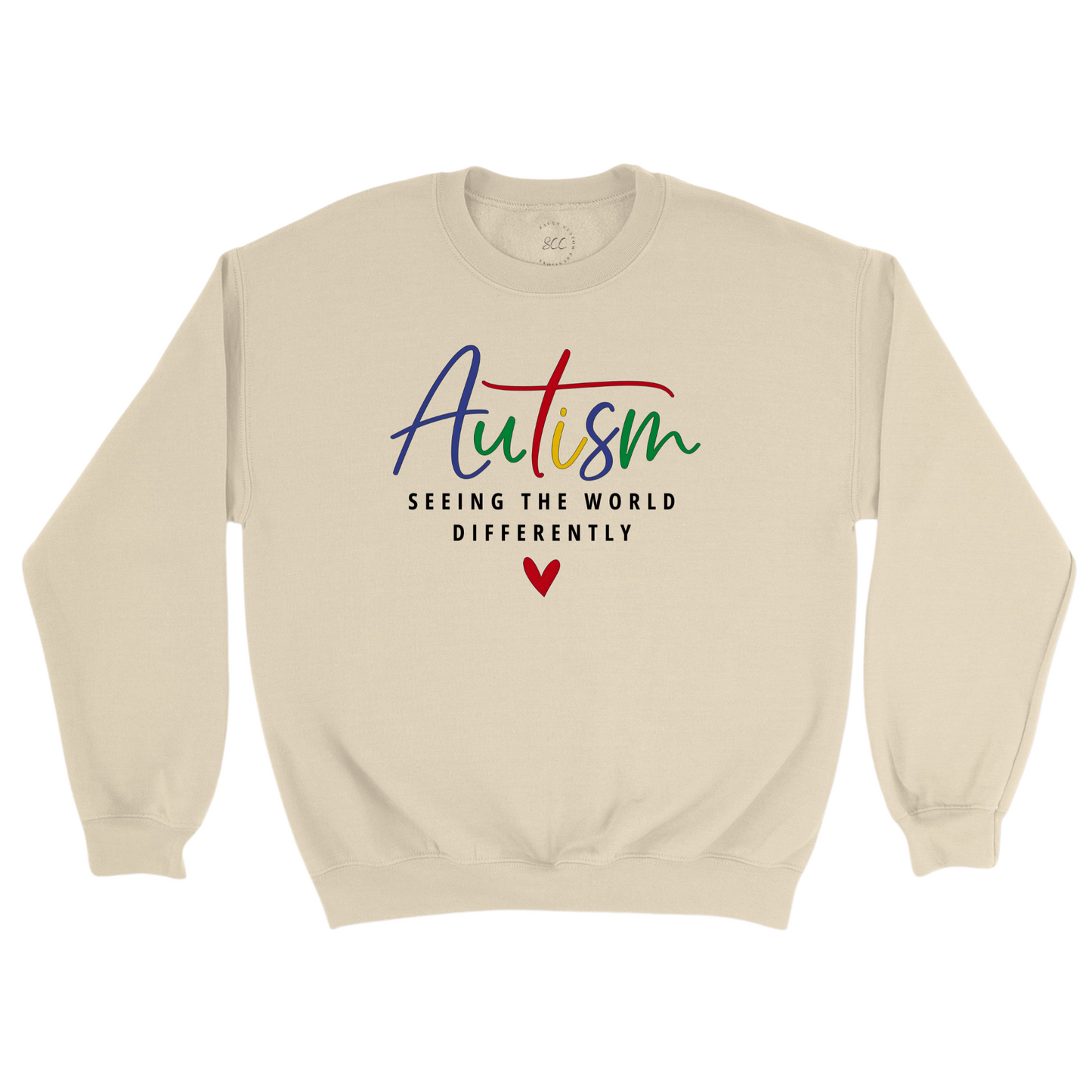 AUTISM, SEEING THE WORLD DIFFERENTLY - Unisex Sweatshirt