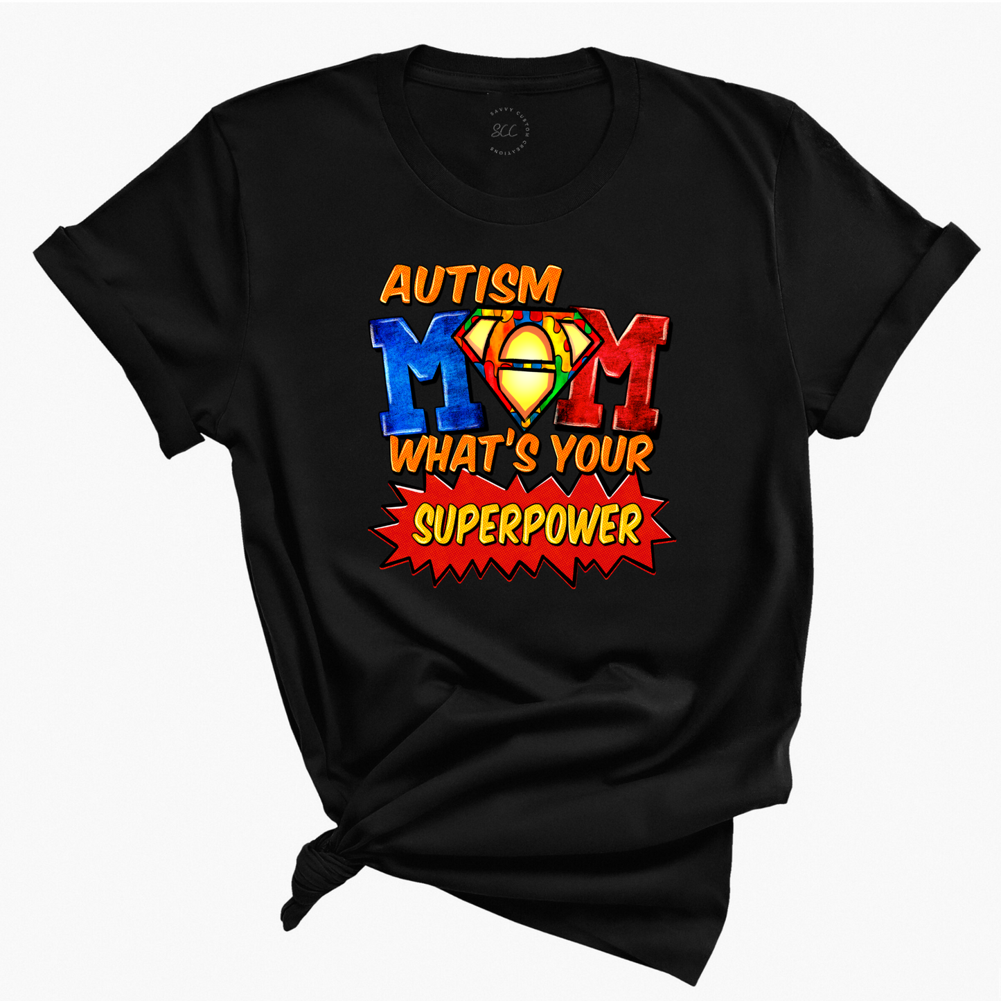 AUTISM MOM - Unisex Crewneck T-Shirt