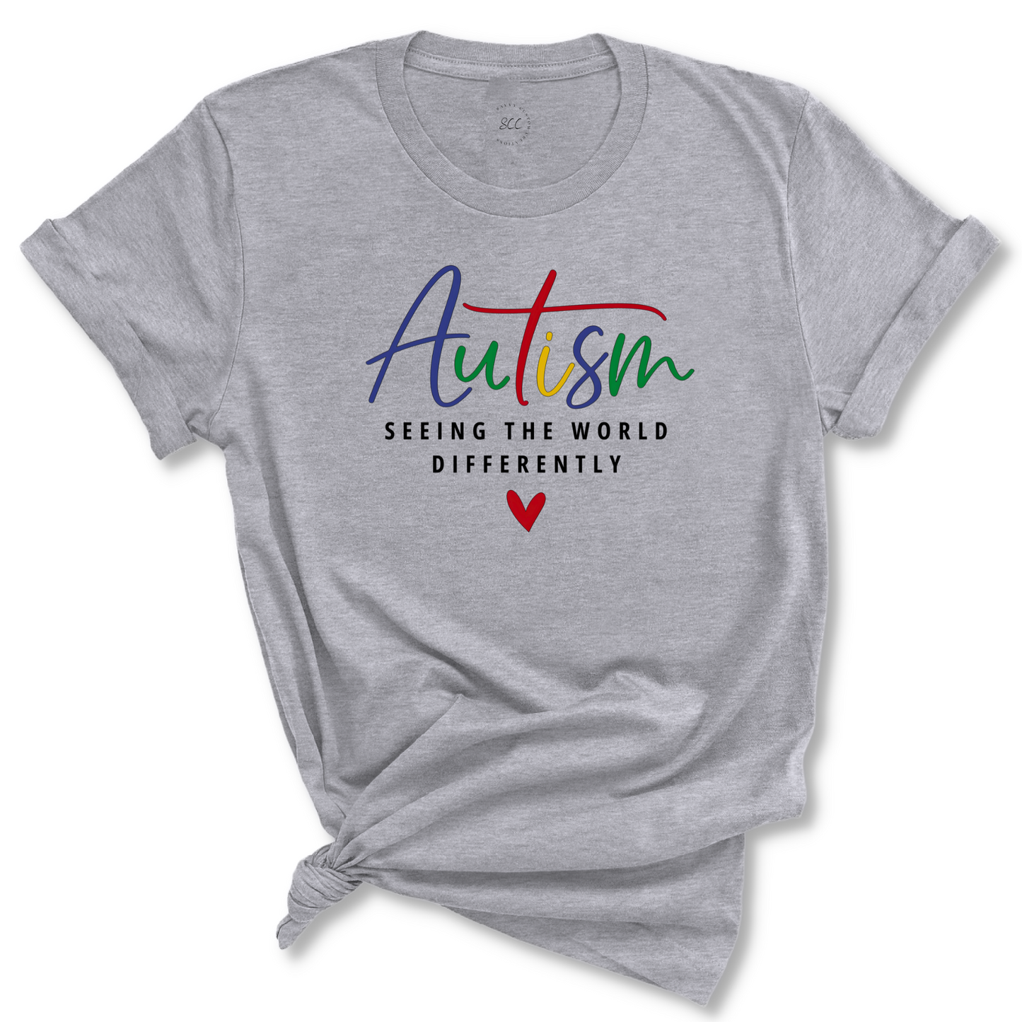 AUTISM, SEEING THE WORLD DIFFERENTLY - Unisex Crewneck T-Shirt
