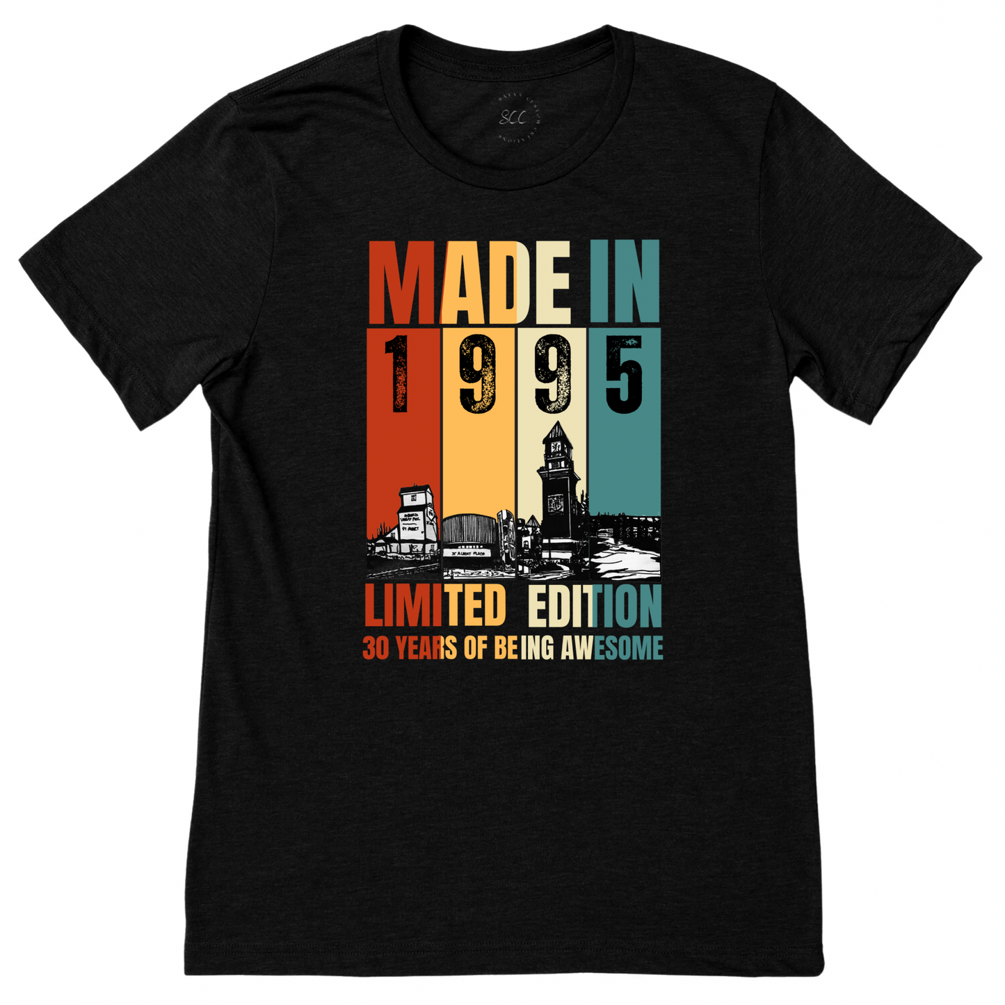 MADE IN ST ALBERT - Unisex T-shirt (we can also customize to any year and make changes to the original design)