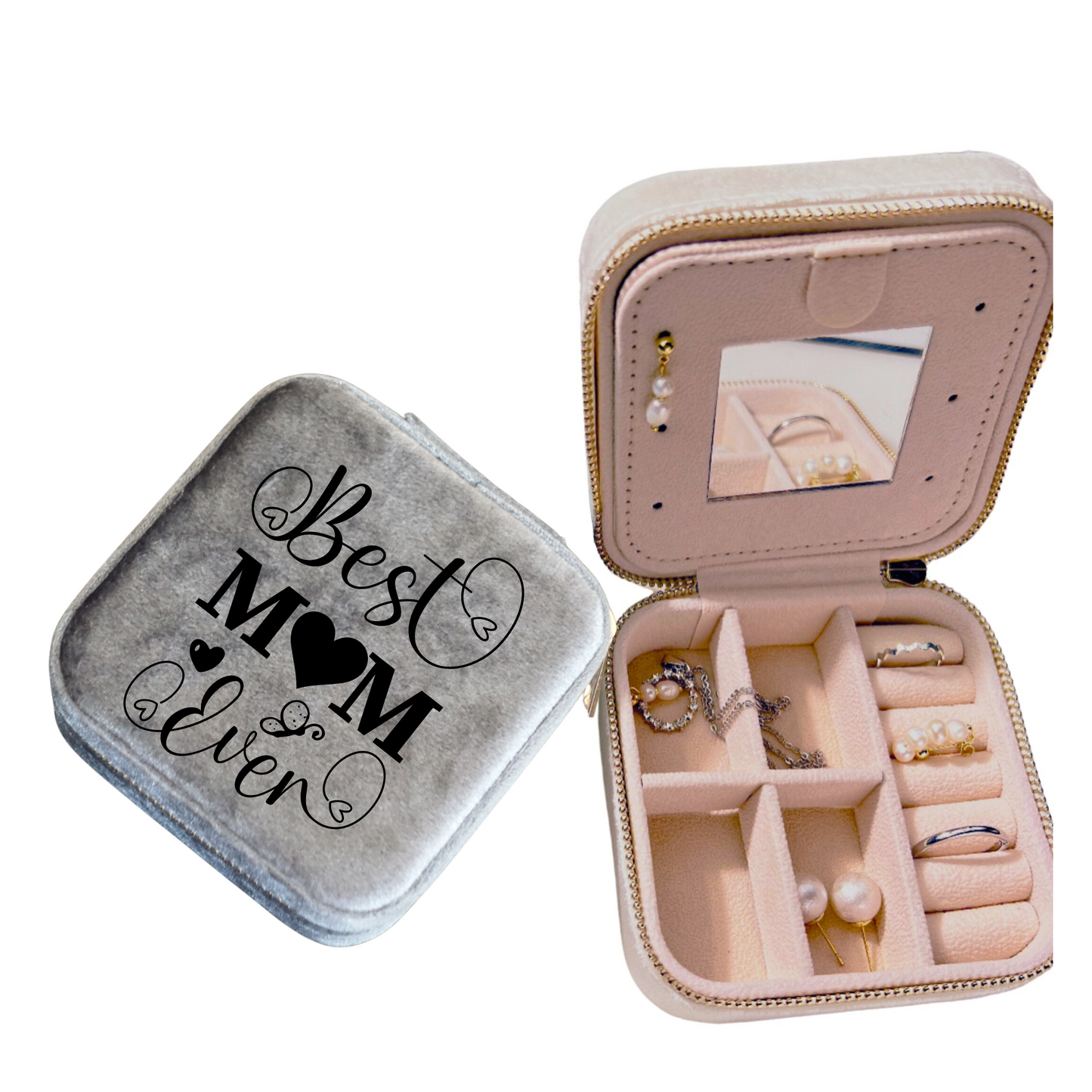 PERSONALIZED VELVET JEWELRY BOX