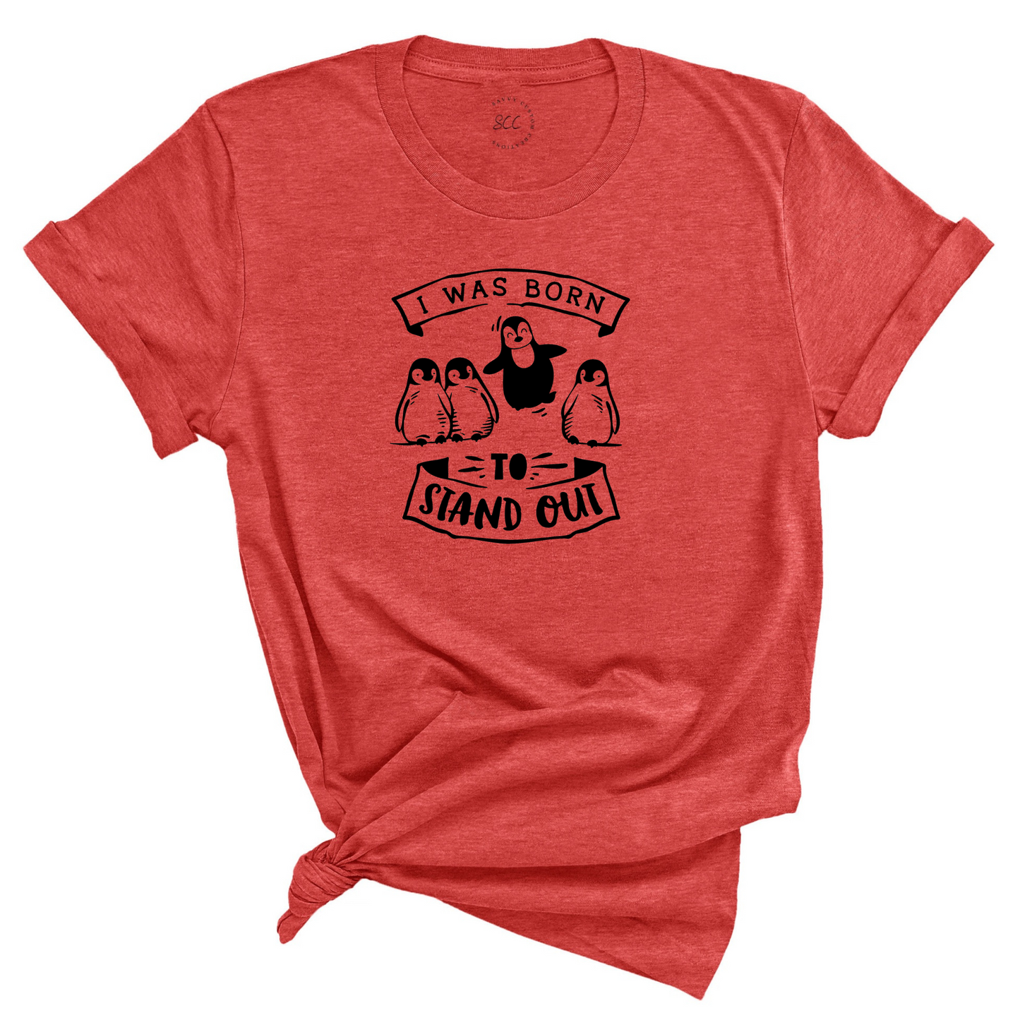 I WAS BORN TO STAND OUT - Unisex Crewneck T-Shirt