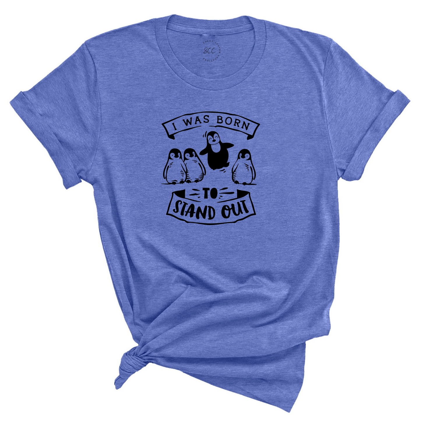 I WAS BORN TO STAND OUT - Unisex Crewneck T-Shirt