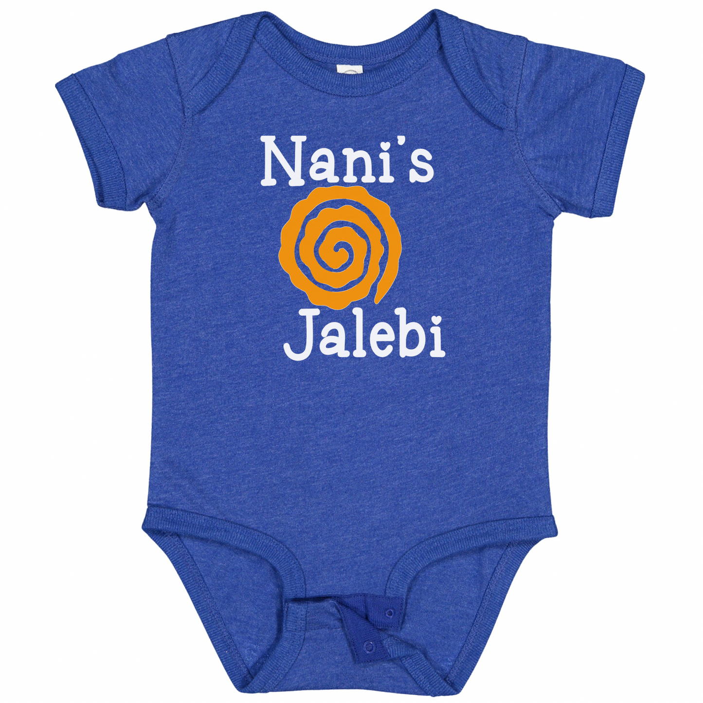 NANI’S Jalebi (White Font)- Short Sleeve Onesie