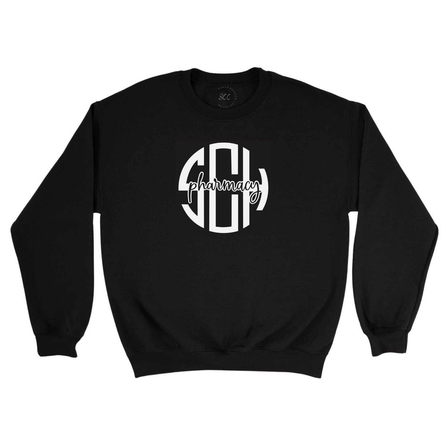 CUSTOM MONOGRAM with NAME or UNIT (full front image) - Unisex Sweatshirt