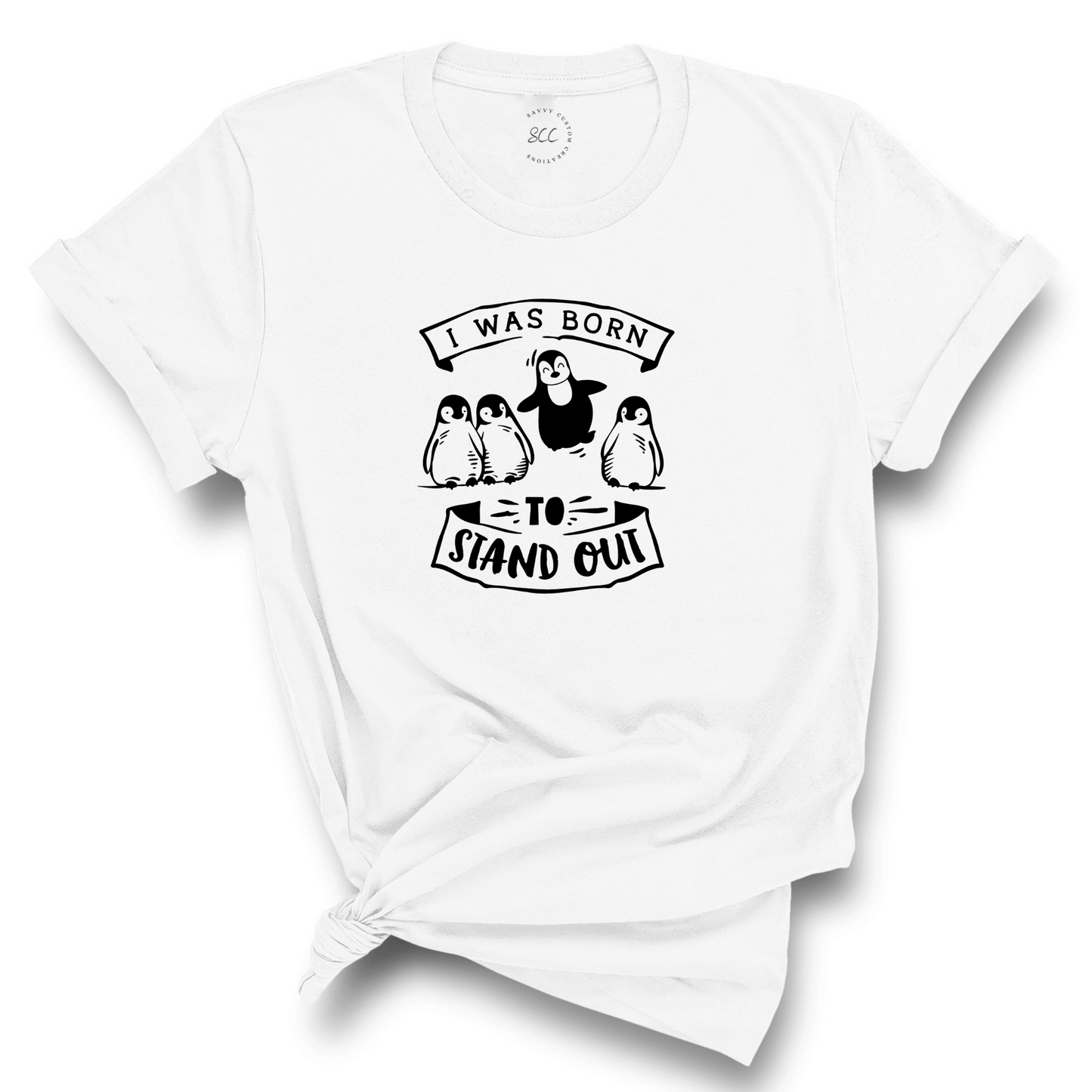 I WAS BORN TO STAND OUT - Unisex Crewneck T-Shirt