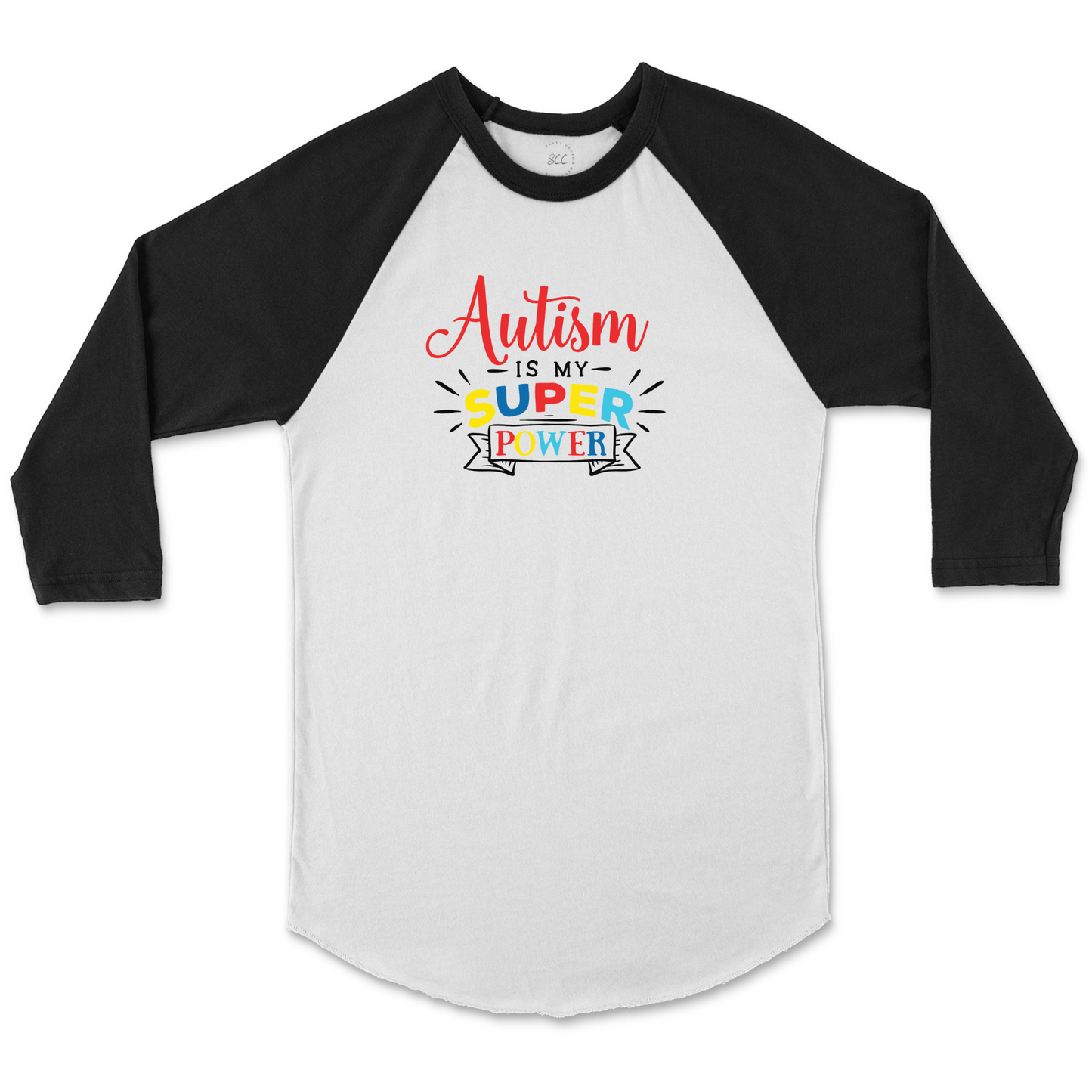 AUTISM IS MY SUPER POWER - Kids Raglan Baseball T-Shirt