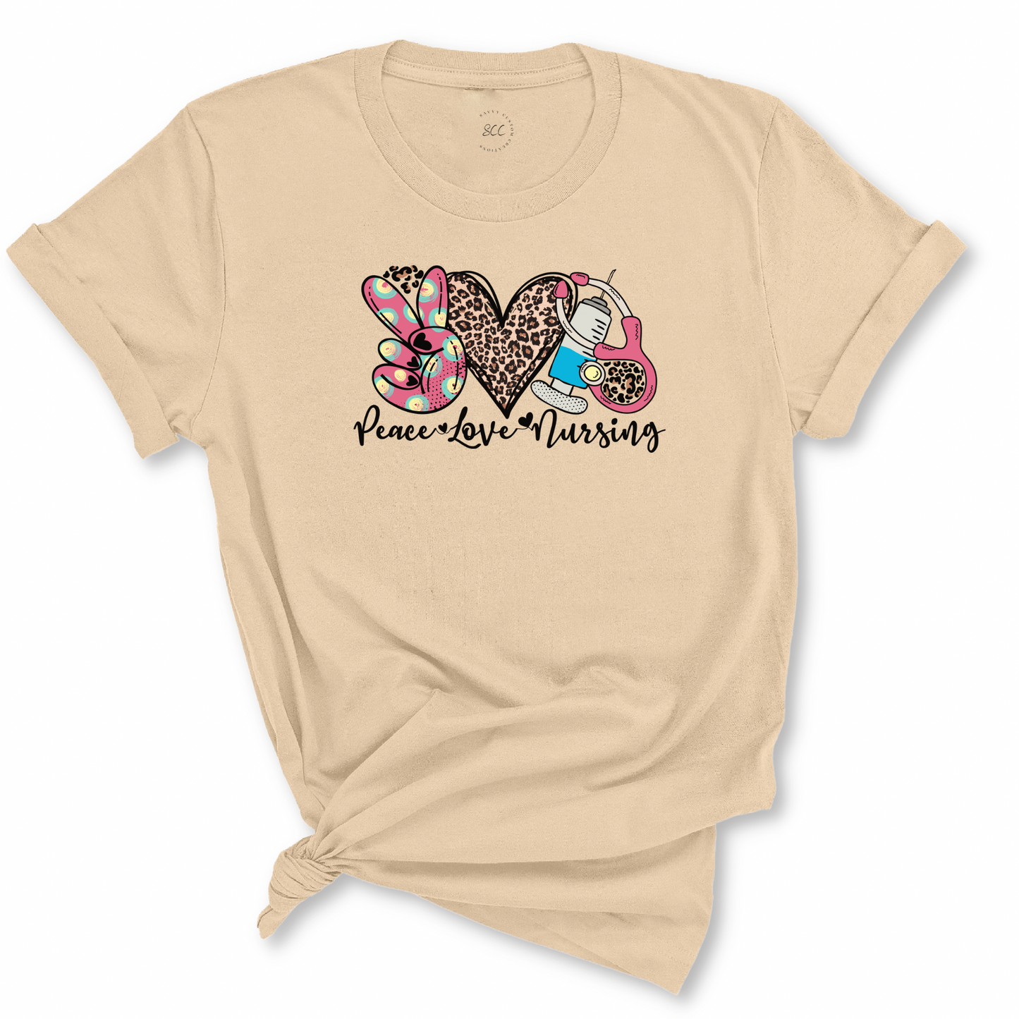PEACE LOVE NURSING - Unisex T-Shirt