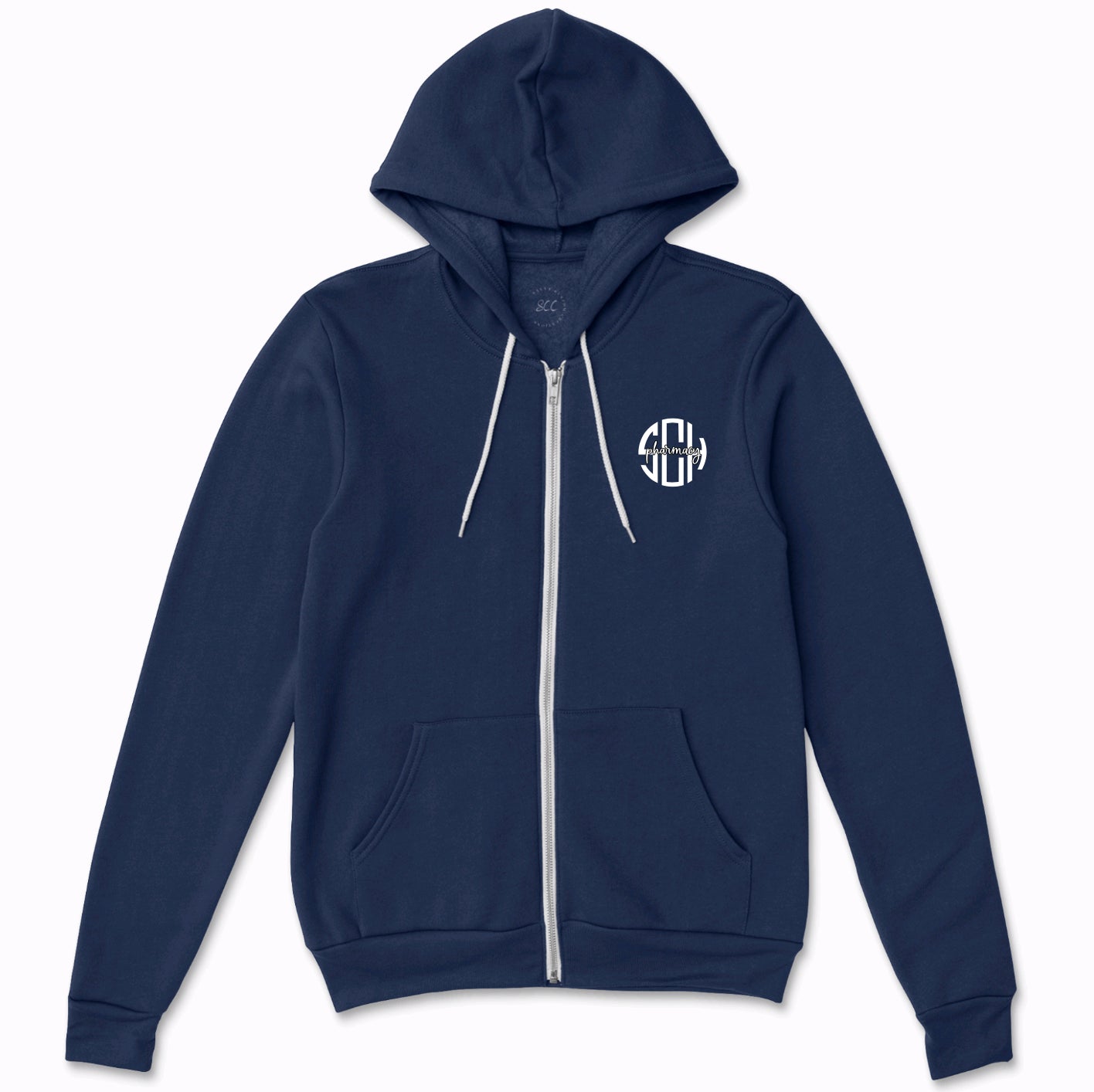 CUSTOM HOSPITAL MONOGRAM with NAME or UNIT (left chest print) - Unisex Sweatshirt