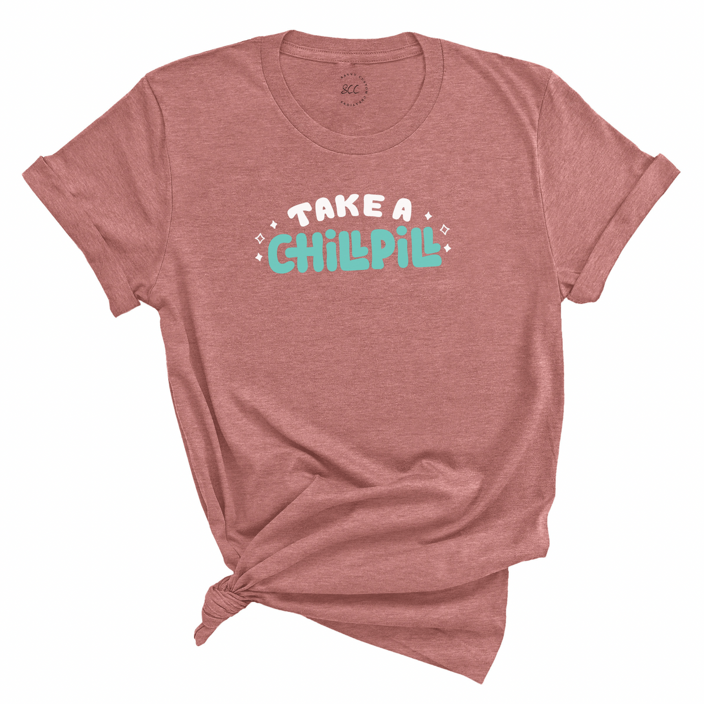 TAKE A CHILL PILL - Unisex Crewneck T-Shirt