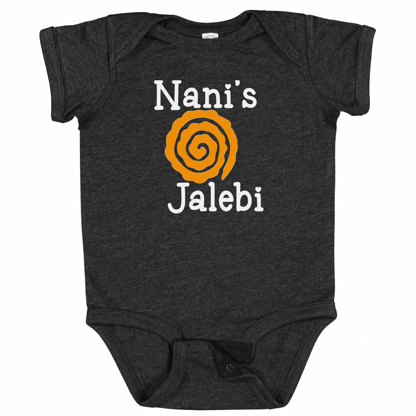 NANI’S Jalebi (White Font)- Short Sleeve Onesie