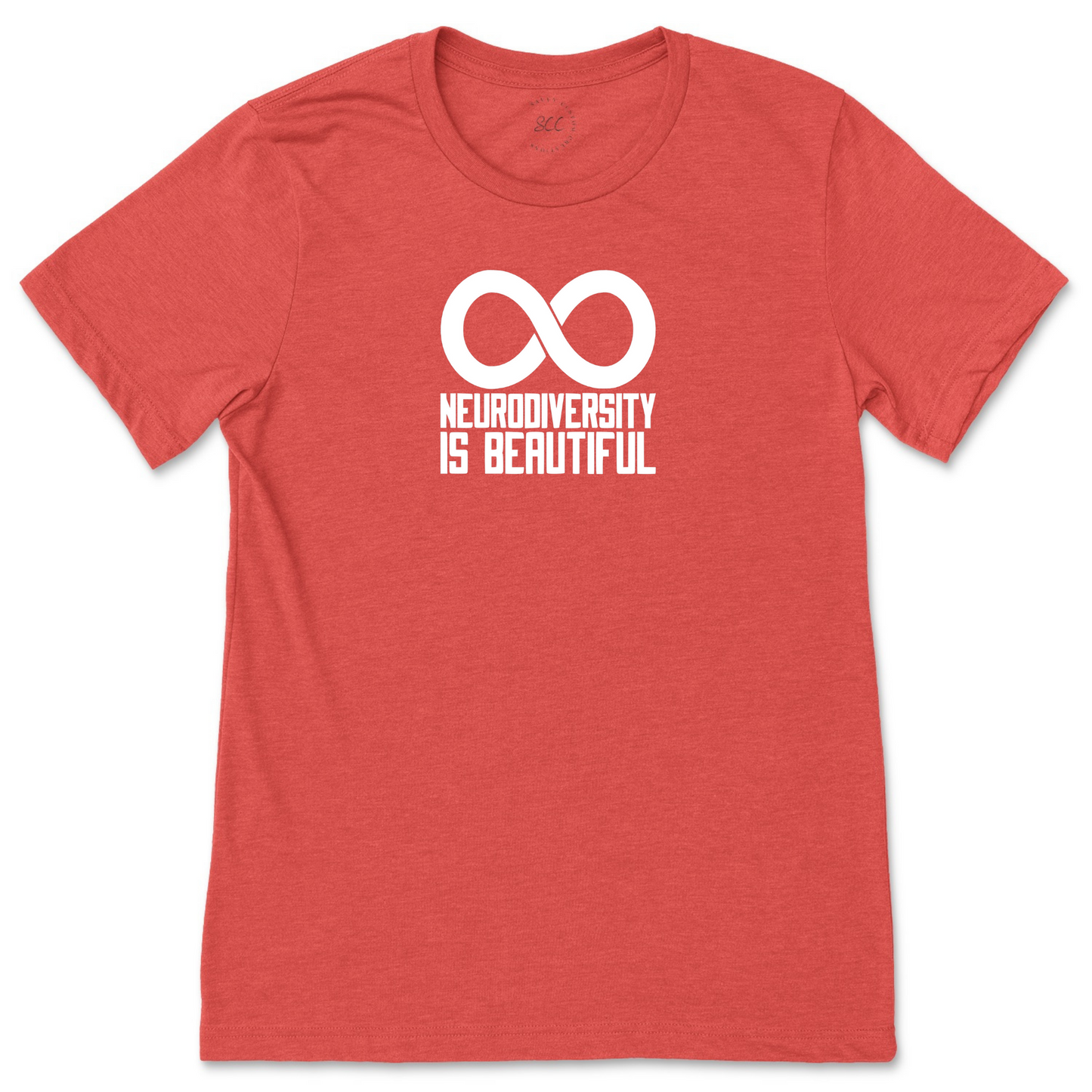 NEURODIVERSITY IS BEAUTIFUL (white font) - Unisex crewneck T-shirt