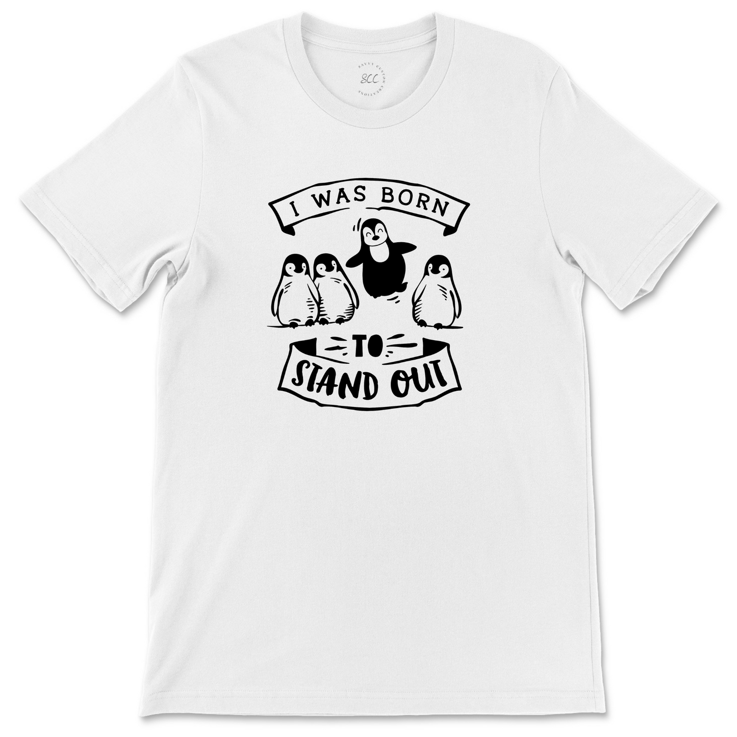 I WAS BORN TO STAND OUT - Unisex Crewneck T-Shirt