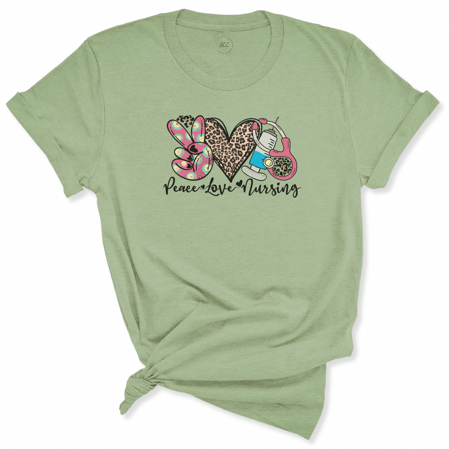 PEACE LOVE NURSING - Unisex T-Shirt