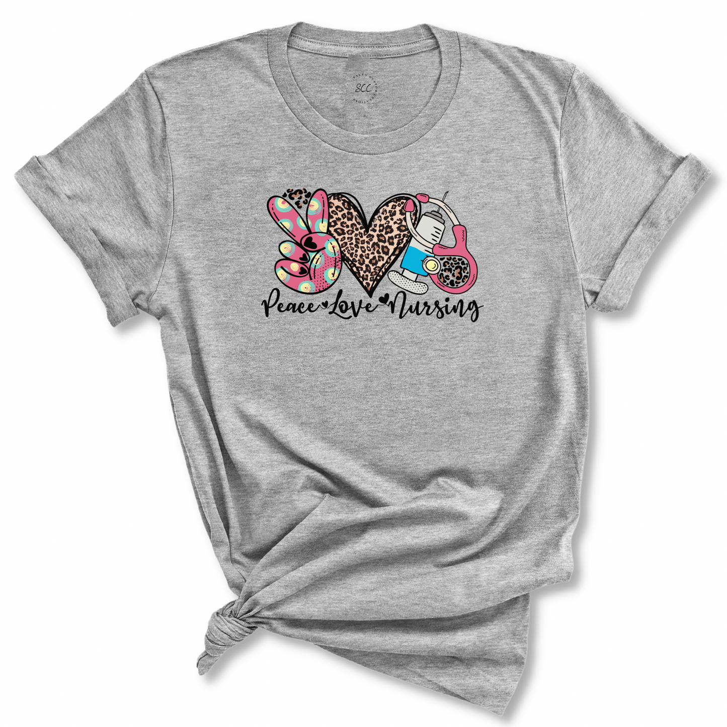 PEACE LOVE NURSING - Unisex T-Shirt