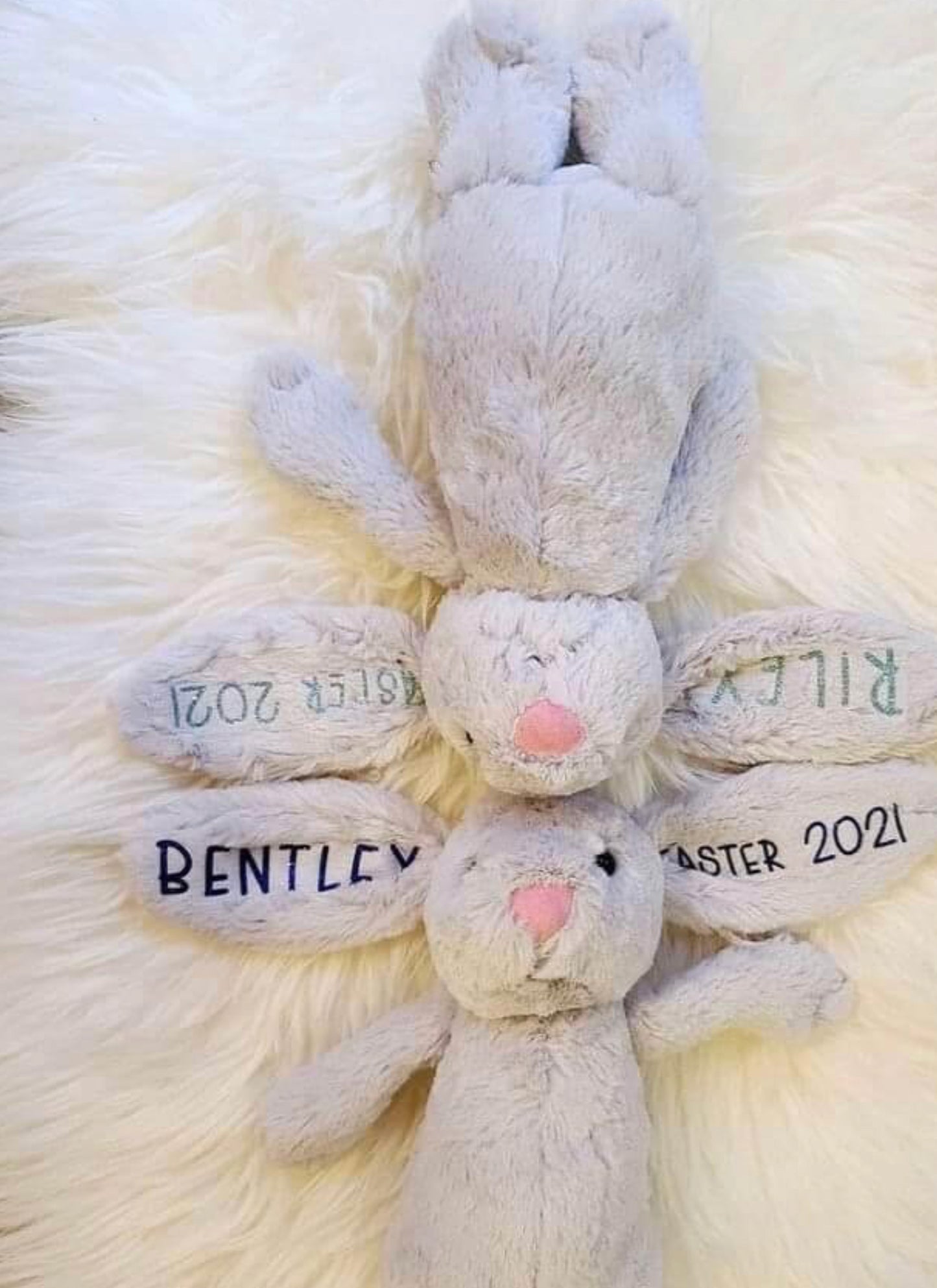 CUSTOM BUNNY - ADD NAME/DATE/MESSAGE