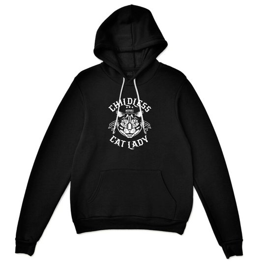 CHILDLESS CAT LADY - Premium Unisex Hoodie