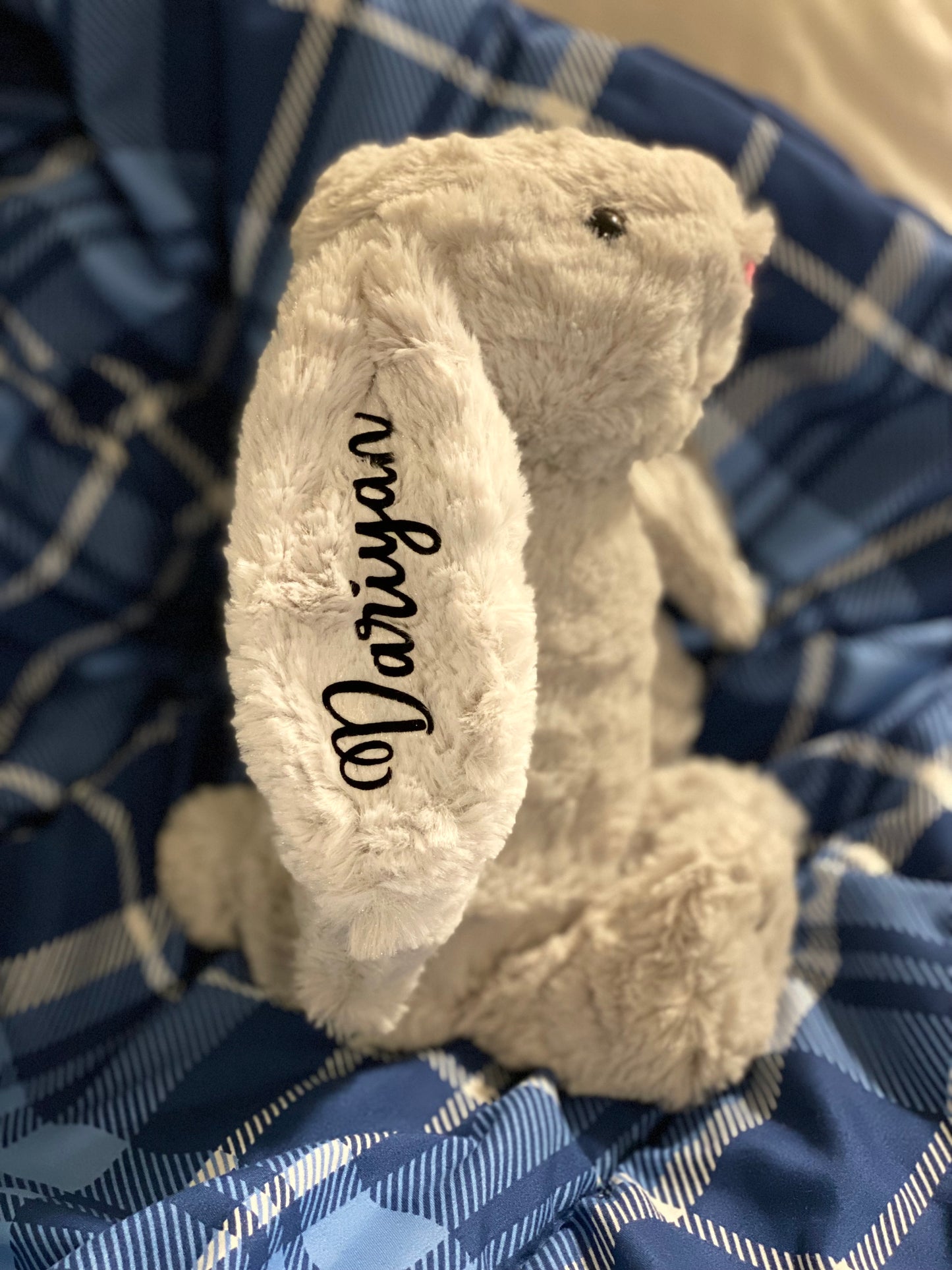 CUSTOM BUNNY - ADD NAME/DATE/MESSAGE