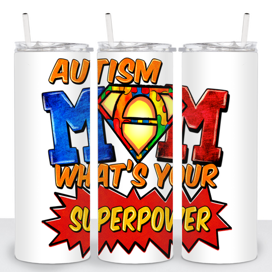 AUTISM MOM - 20oz Tumbler
