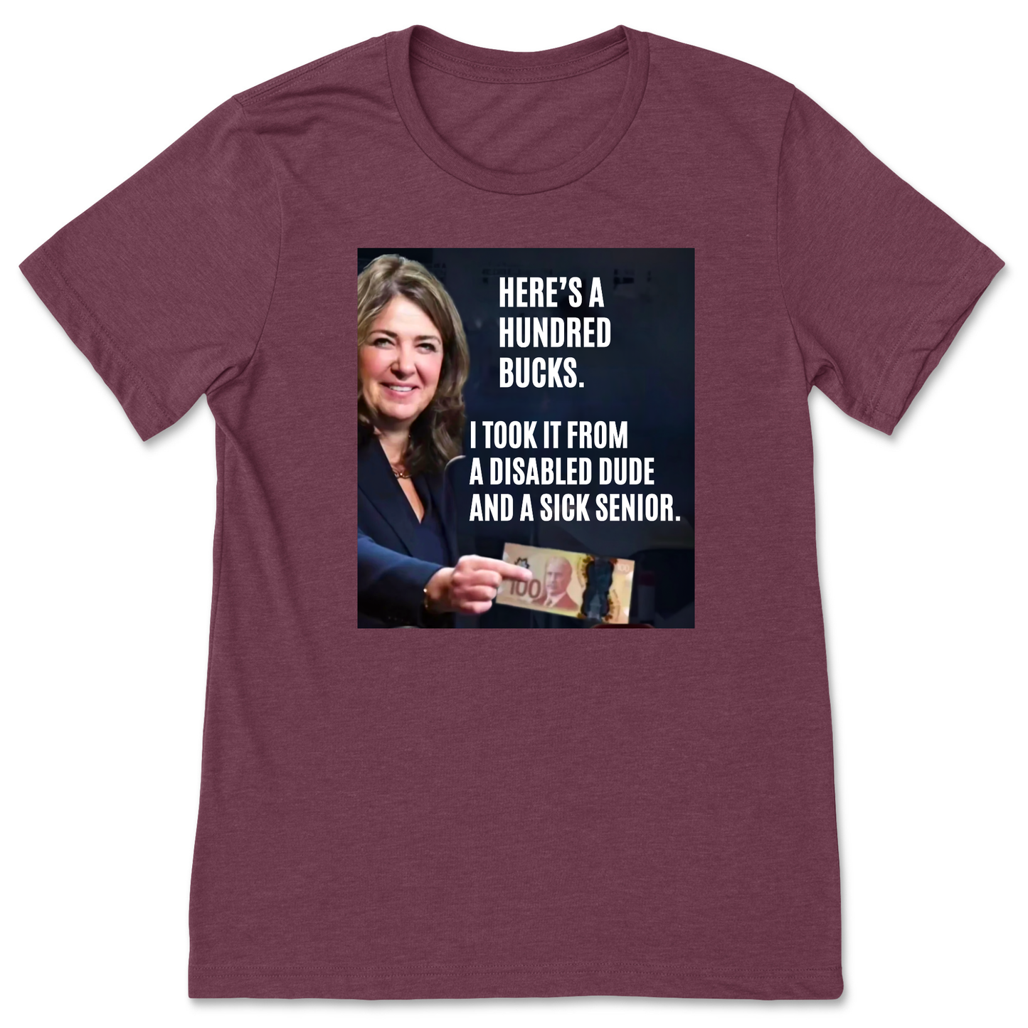 HERE’S A HUNDRED BUCKS - Unisex T-Shirt