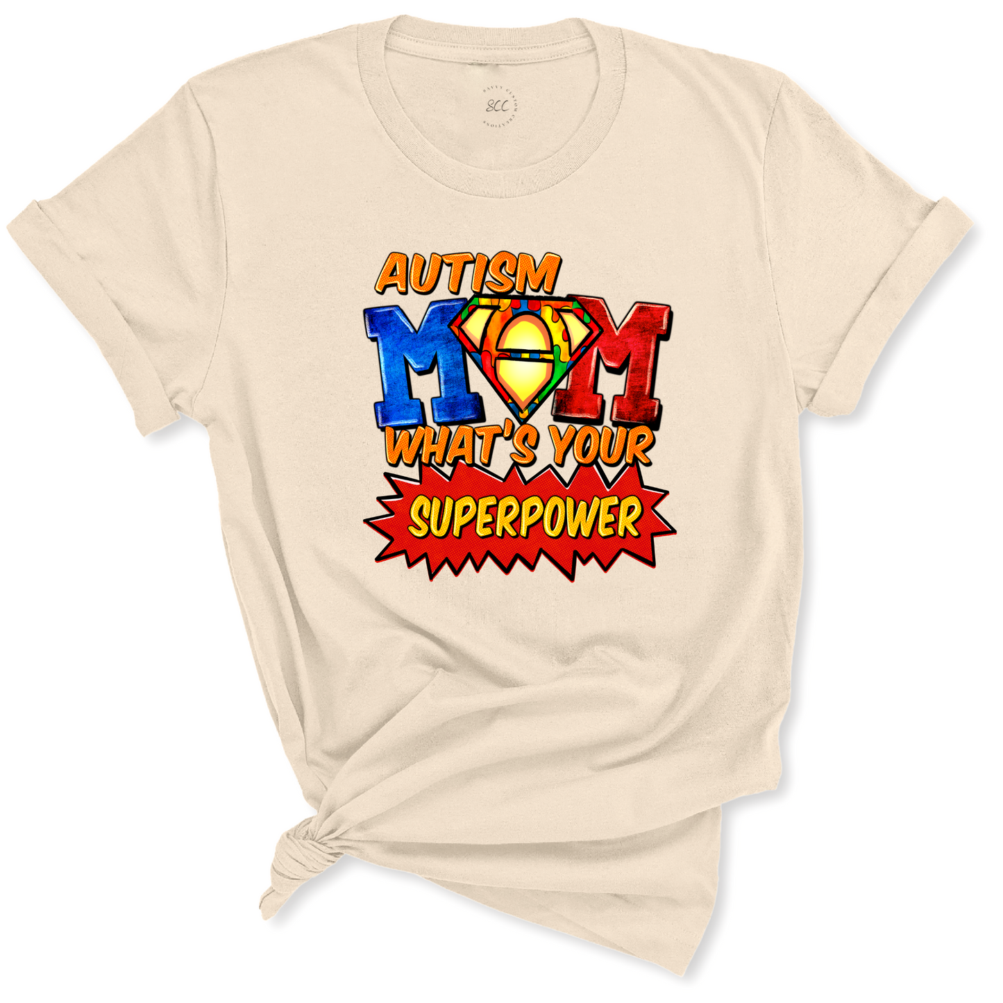 AUTISM MOM - Unisex Crewneck T-Shirt