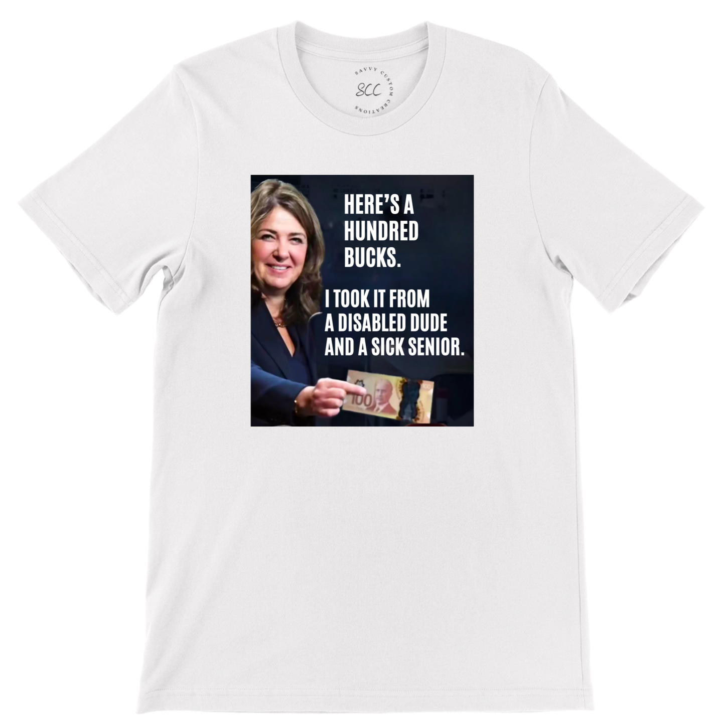 HERE’S A HUNDRED BUCKS - Unisex T-Shirt
