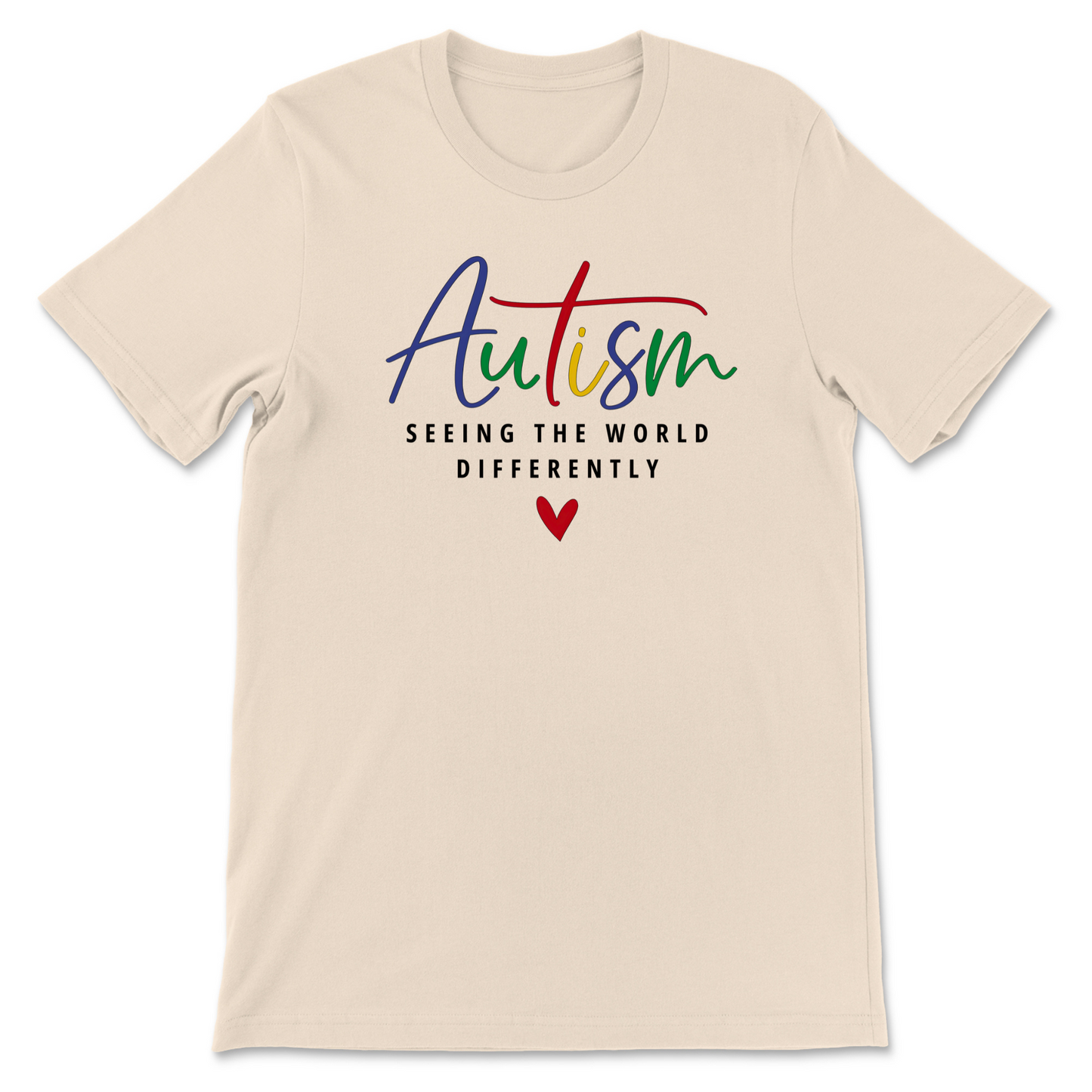 AUTISM, SEEING THE WORLD DIFFERENTLY - Unisex Crewneck T-Shirt