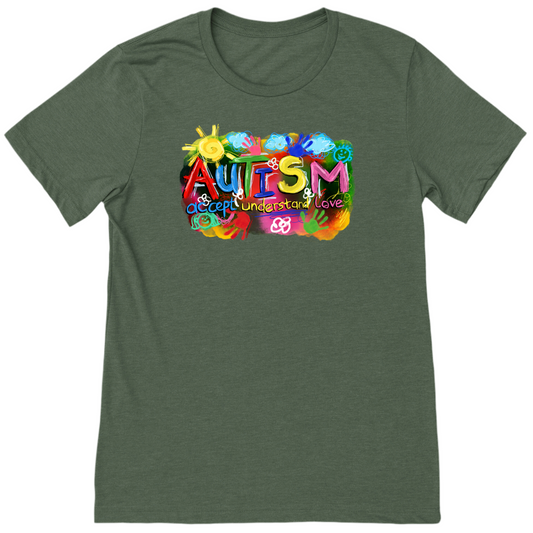AUTISM, Splatter Artwork - Unisex Crewneck T-Shirt