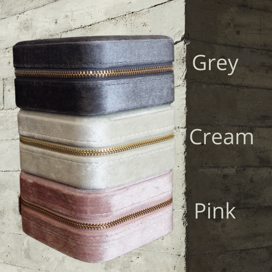 PERSONALIZED VELVET JEWELRY BOX