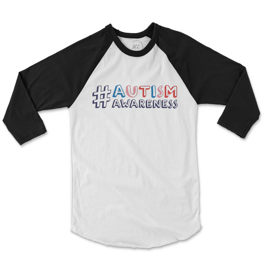 #AUTISM AWARENESS - Unisex Raglan Baseball T-Shirt