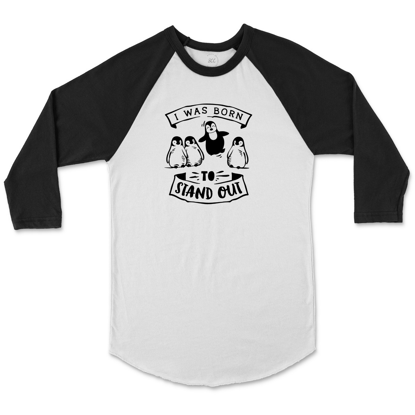 I WAS BORN TO STAND OUT - Unisex Raglan Baseball T-Shirt