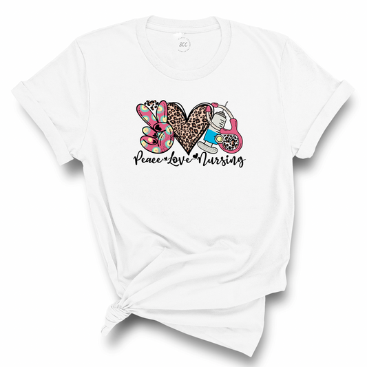 PEACE LOVE NURSING - Unisex T-Shirt