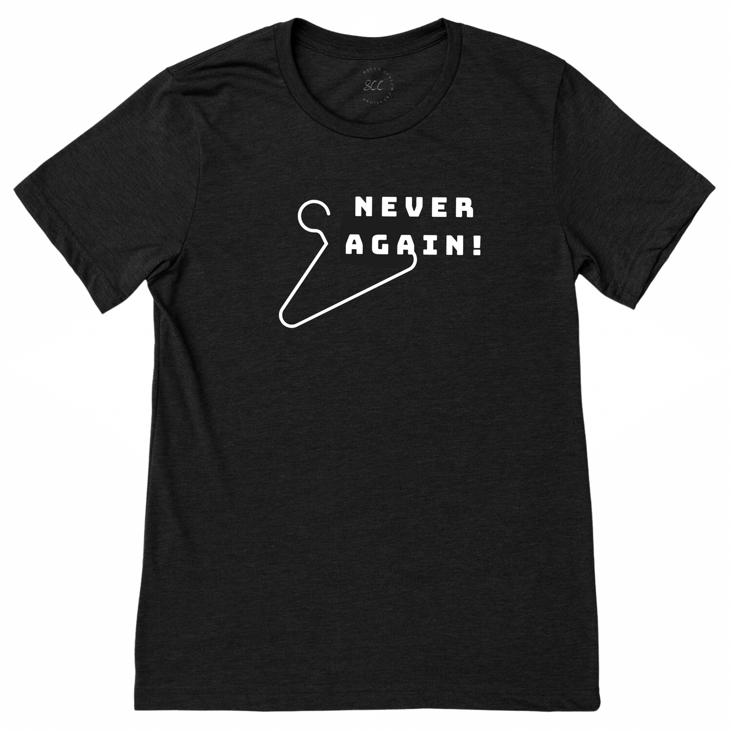NEVER AGAIN - Unisex Crewneck T-Shirt