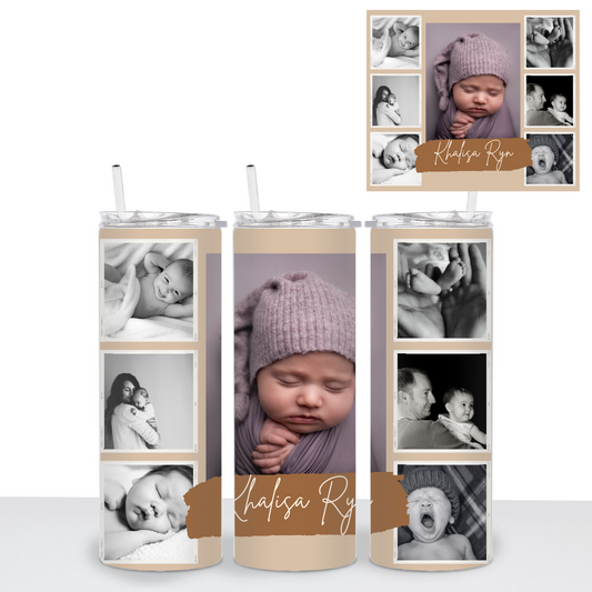 BABY PHOTO Tumbler (personalize with pictures) - 20 oz